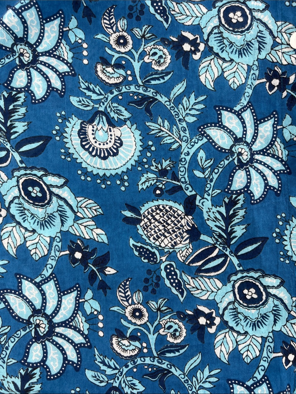 MILLE FRANCESCA TOP - FRENCH BLUE casual office feminine romantic cotton - Picture 8 of 9